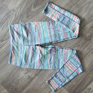 EUC VSX Sport Victoria's Secret Knockout Tights Full Length Size Small